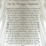 A Prayer Before Mass (by St. Thomas Aquinas) PDF