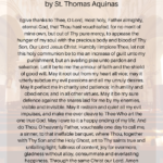 A Prayer for After Mass (by St. Thomas Aquinas) PDF