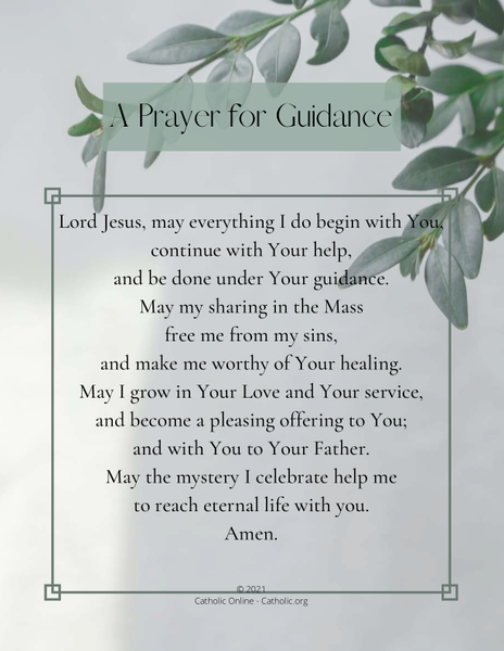 A Prayer for Guidance PDF