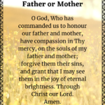 A Prayer for a Deceased Father or Mother PDF