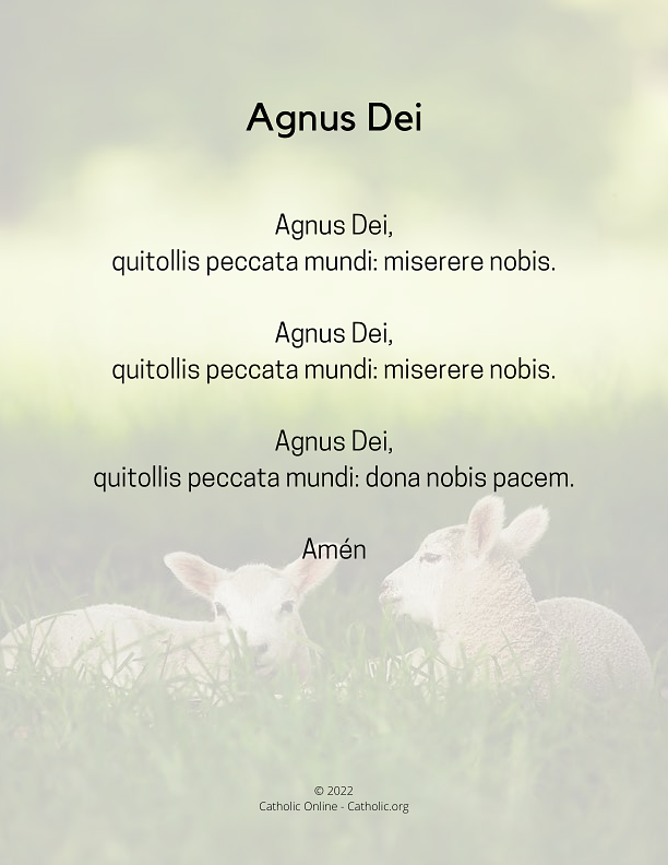 Agnus Dei - Lamb of God PDF