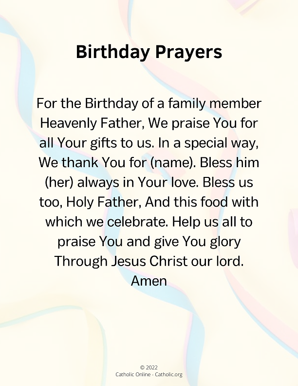 Birthday Prayers PDF
