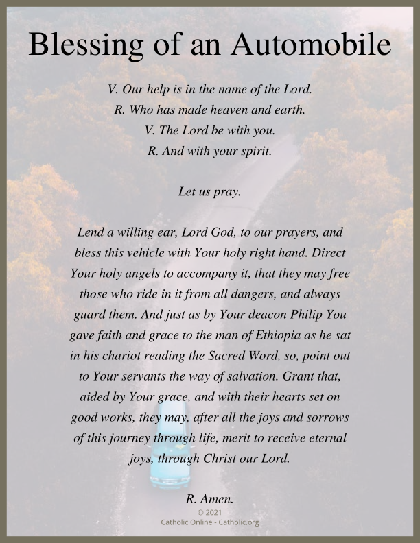 Blessing of an Automobile PDF