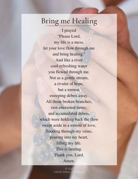 Bring Me Healing prayer PDF