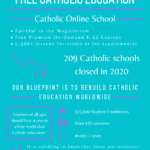 Free Catholic Education: Catholic Online School One Page PDF