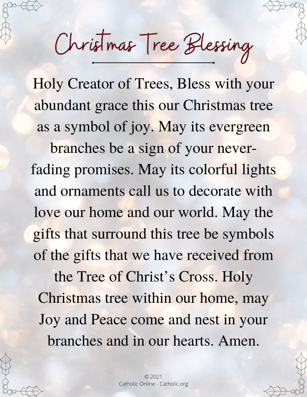 Christmas Tree Blessing PDF