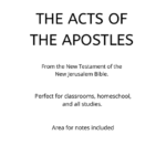 Bible - New Testament - The Acts of the Apostles PDF