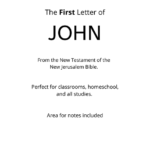 Bible - New Testament - The First Letter of John PDF