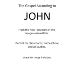 Bible - New Testament - The Gospel According to John PDF