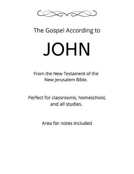 Bible - New Testament - The Gospel According to John PDF