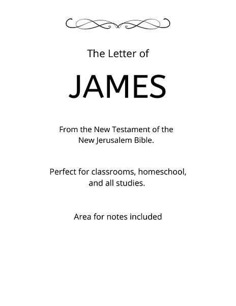 Bible - New Testament - The Letter of James PDF