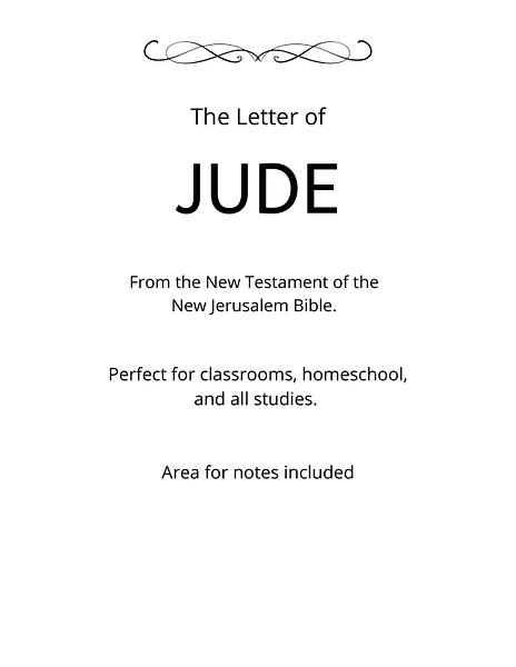 Bible - New Testament - The Letter of Jude PDF