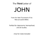 Bible - New Testament - The Third Letter of John PDF