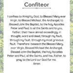 Confiteor prayer PDF