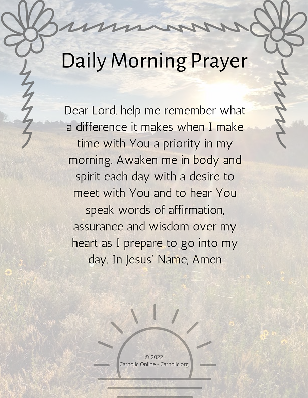 Daily Morning Prayer PDF