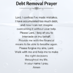 Debt Removal Prayer PDF