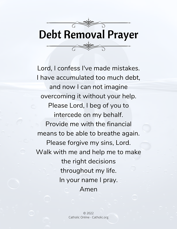 Debt Removal Prayer PDF