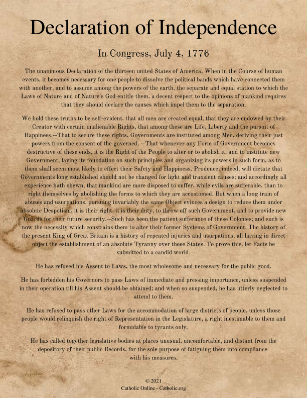 Declaration of Independence (1776) PDF
