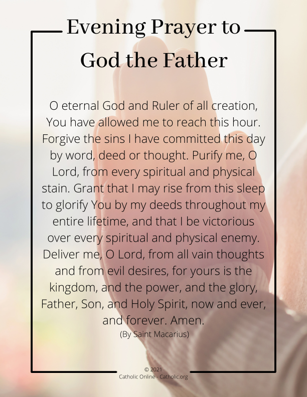 Evening Prayer to God the Father PDF
