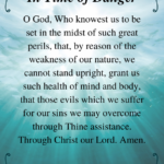 In Time of Danger prayer PDF