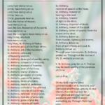 Litany of Saint Anthony PDF