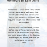 Memorare to Saint Anne PDF