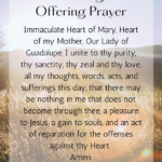 Morning Offering Prayer PDF