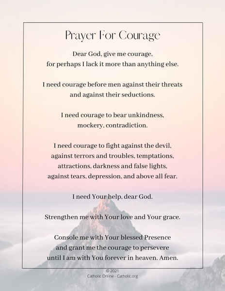 Prayer For Courage PDF