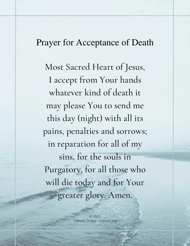 Prayer for Acceptance of Death PDF