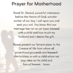 Prayer for Motherhood PDF