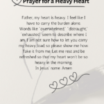 Prayer for a Heavy Heart PDF