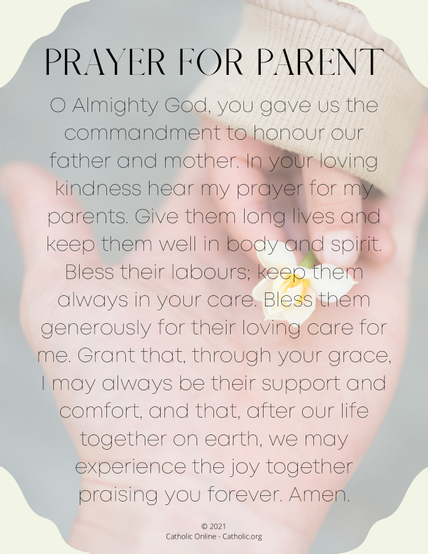 Prayer for a Parent PDF