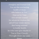 Prayer for a Sick Person PDF