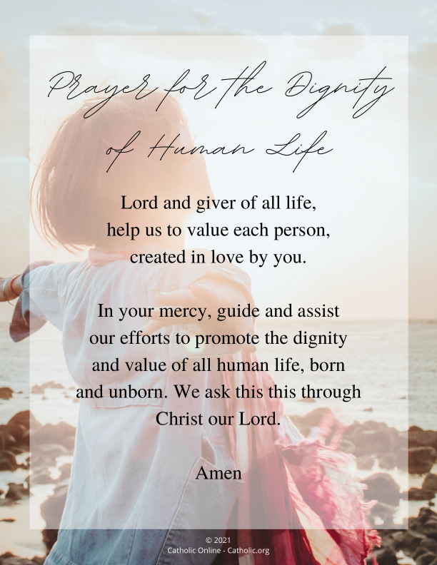 Prayer for the Dignity of Human Life PDF