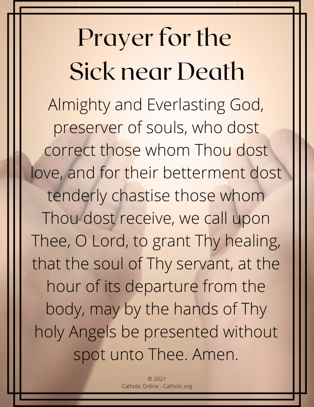 Prayer for the Sick near Death PDF