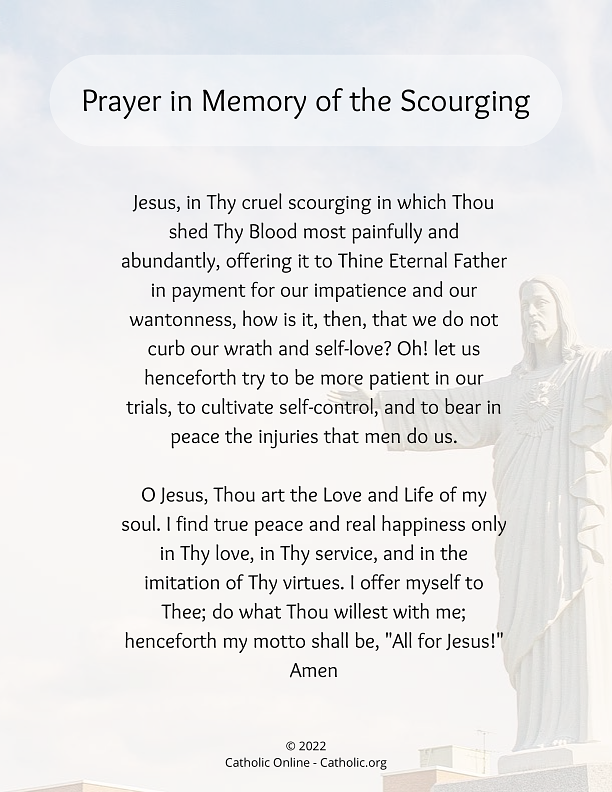 Prayer in Memory of the Scourging PDF