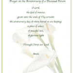 Prayer On The Anniversary Of A Deceased Person PDF