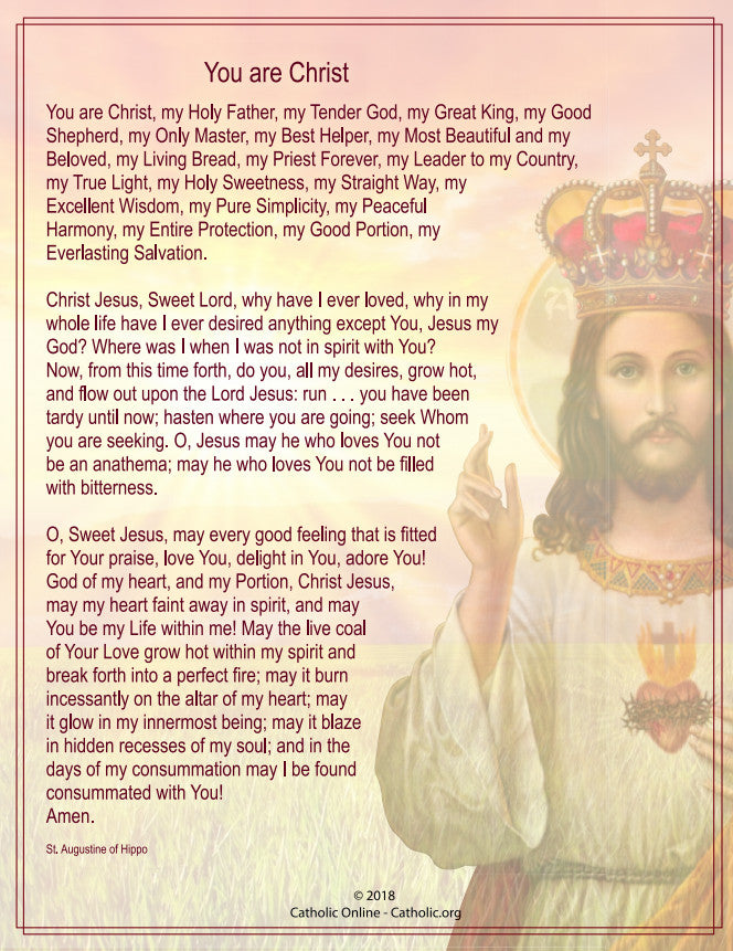 You are Christ prayer PDF