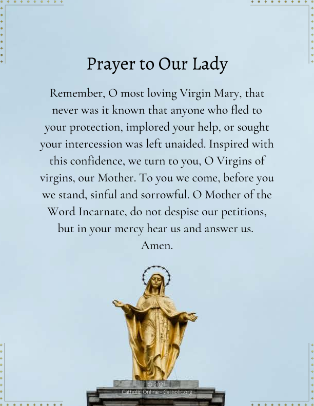 Prayer to Our Lady PDF