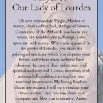 Prayer to Our Lady of Lourdes PDF