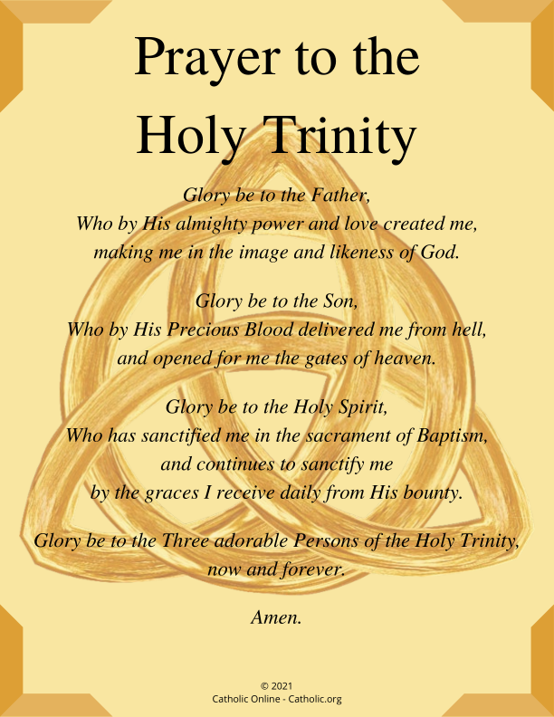 Prayer to the Holy Trinity PDF