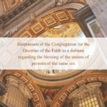 Responsum of the Congregation for the Doctrine of the Faith to a dubium regarding the blessing of the unions of persons of the same sex PDF