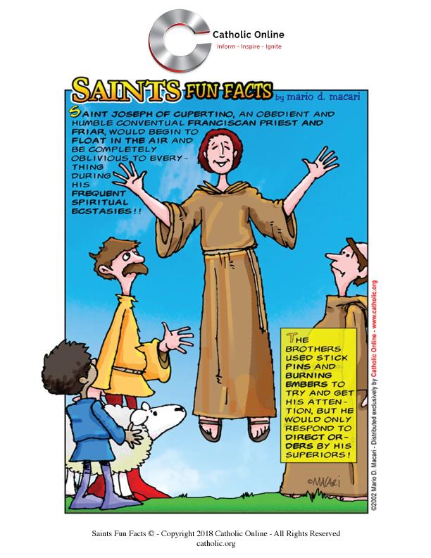 Saints Fun Facts: St. Joseph of Cupertino PDF