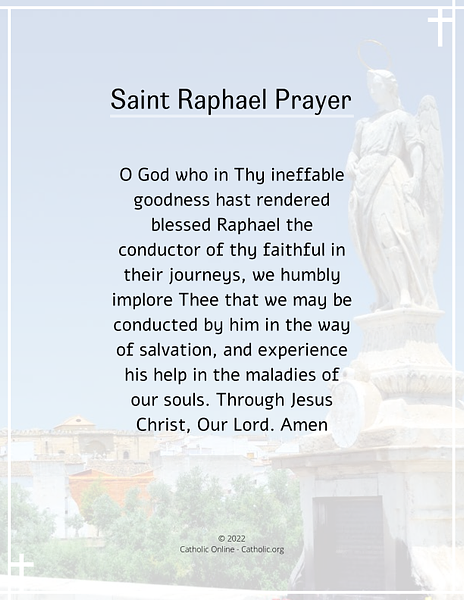 Saint Raphael Prayer PDF