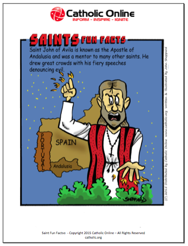 Saints Fun Facts: St. John of Avila PDF