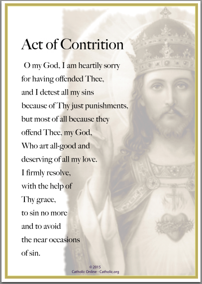 Act of Contrition PDF