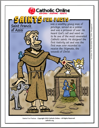 Saints Fun Facts: St. Francis of Assisi PDF