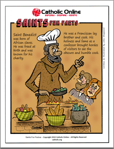Saints Fun Facts: St. Benedict PDF