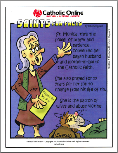 Saints Fun Facts: St. Monica PDF