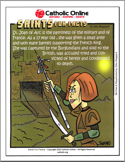 Saints Fun Facts: St. Joan of Arc PDF